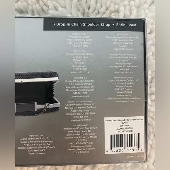 New With Tags Jessica McClintock Elegant Mesh Clutch - Picture 5 of 7